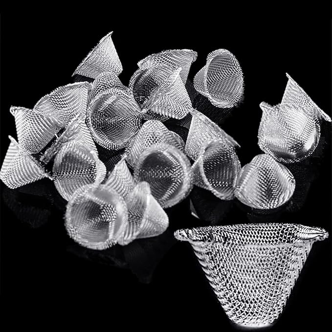 Funrous Stainless Steel Screens 3/4 Inch Conical Design Bowl Screen Filters by Funrous