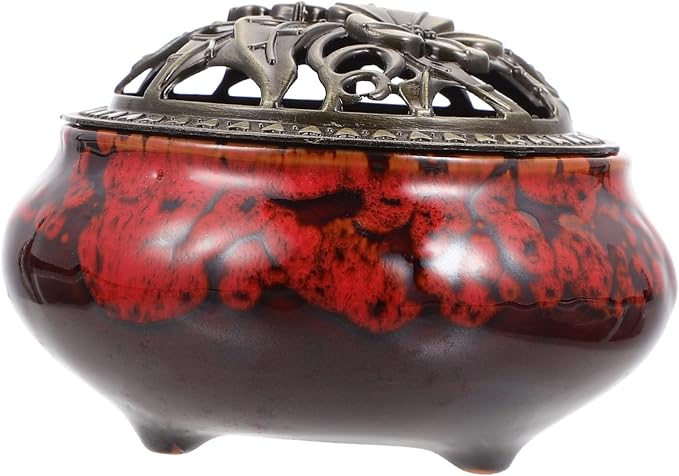 ULTECHNOVO Antique Ceramic Incense Burner by ULTECHNOVO