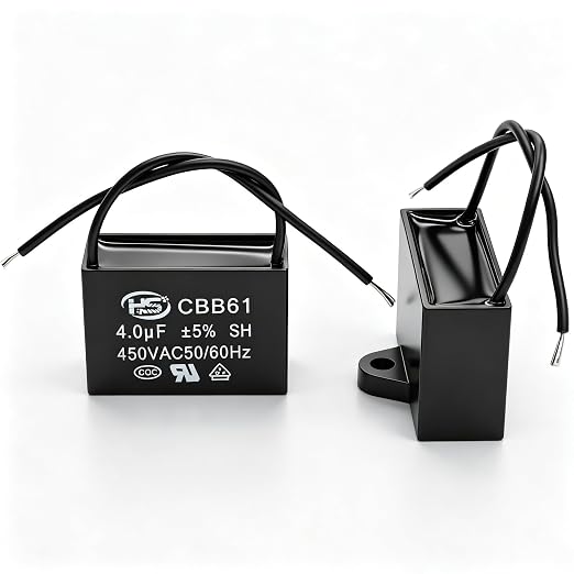 Twidec/2Pcs CBB61 Ceiling Fan Capacitor 450V AC 50/60Hz Run Capacitor 2-Wire - Image 5