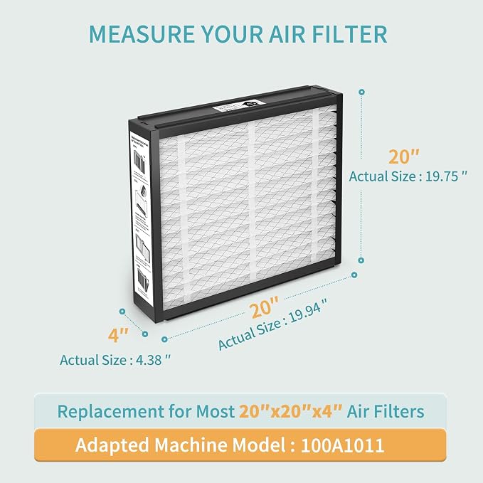 2-Pack 20x20x4 Replacement Air Filter - Image 3
