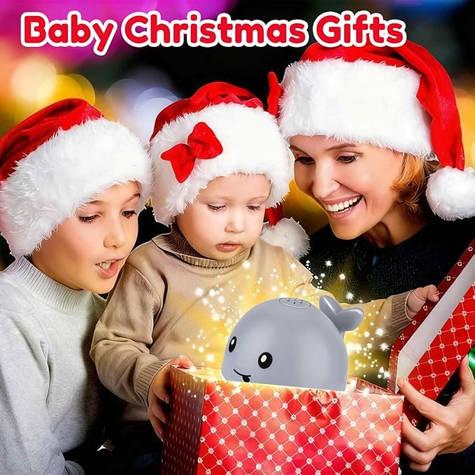Bath Toys for Kids Ages 1-3 - 1 2 3 Year Boys Girls Gifts | Christmas Stocking Stuffers 6-12-18 Months | Light Up Whale Bath Toy Sprinkler Toddler Bathtub Pool Water Table Toys