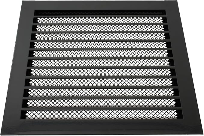 Repa Market 12" x 12" Inch Galvanized Steel Black Soffit Air Vent Cover - Image 7