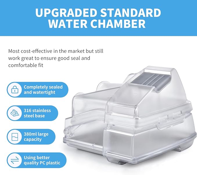 Replacement Water Chamber for ResMed AirSense 10, 380ml Water Tub - Image 3
