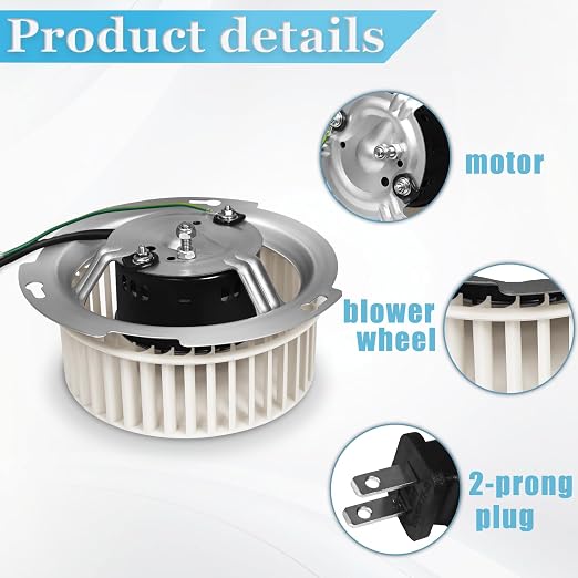 Upgraded 8832NA Blower Motor 84757 JA2B099N Bathroom Fan Motor Replace 8832NA A - Image 5