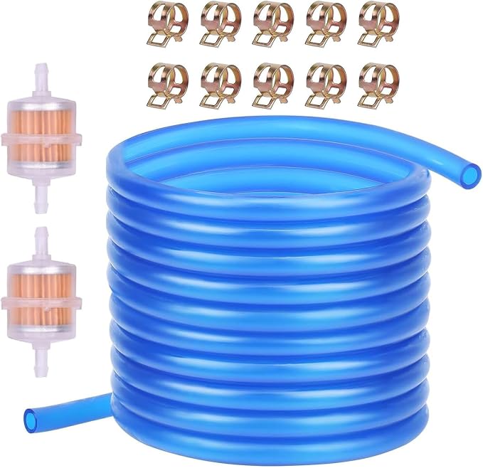 3/16 Fuel Line 10 Feet with 2Pcs 3/16 Fuel Filters by YS-TMPOWERSPORTS