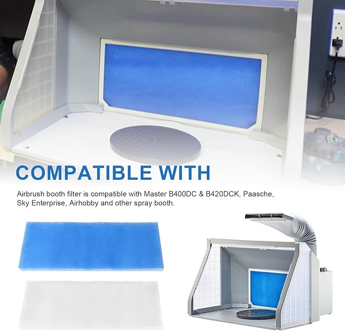 Airbrush Spray Booth Filter for Master Paasche Sky Enterprise Airhobby - Image 2