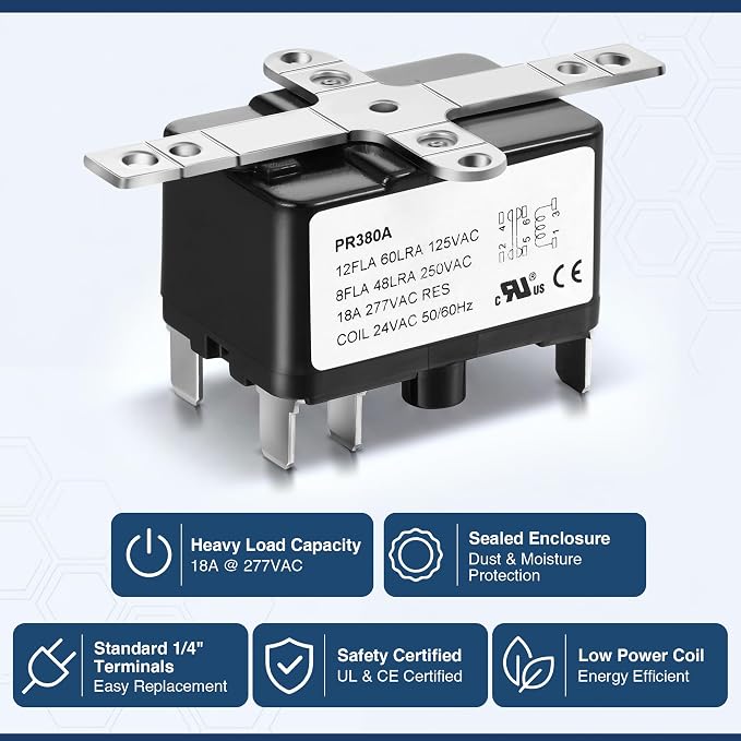 Dreyoo 4 Pack 24V Fan Relay, 90-380 Isolation Relay AC Switch SPST - Image 6
