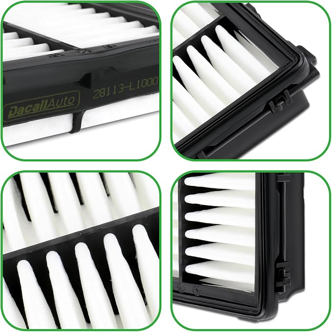 Engine & Cabin Air Filter Set for Hyundai Santa, Sorento; Replace 28113-L1000 - Image 7