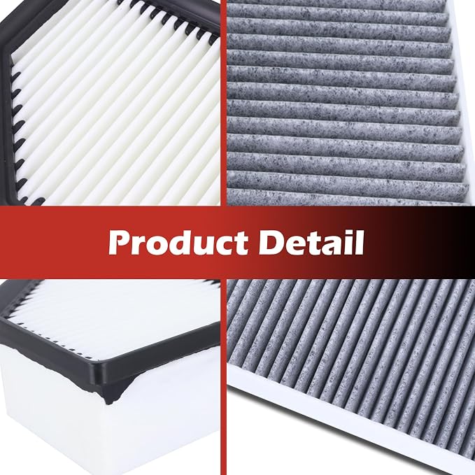 16546-6RA0A Engine Air Filter and 27277-6RC0A Cabin Air Filter kit Compatible - Image 6
