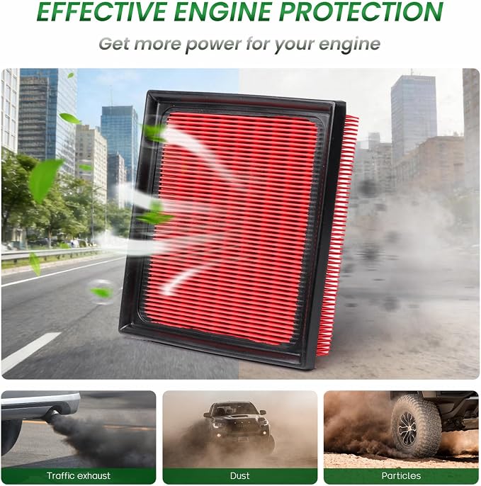 Engine & Cabin Air Filter Compatible - Image 5