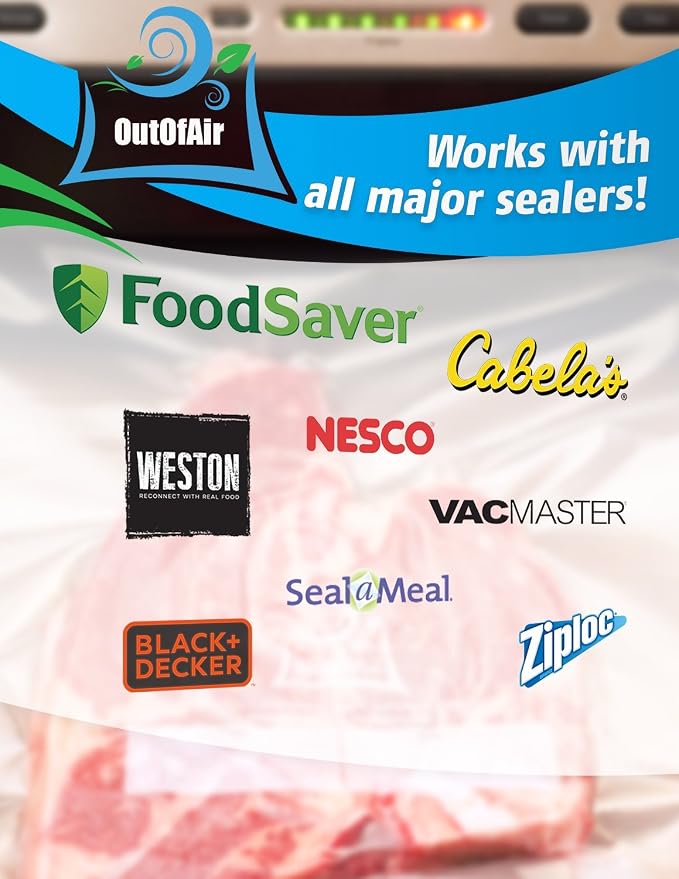 100 Vacuum Sealer Bags: Quart Size by OutOfAir Works - Image 3
