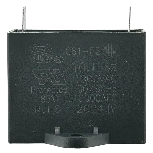 C61-P2 Capacitor 10uF 300VAC 50/60Hz 10000AFC - Image 3
