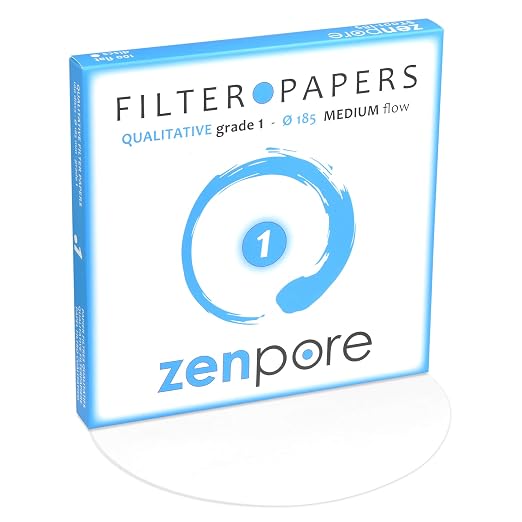 Filter Paper 18.5 cm Lab Qualitative Filter Paper by ZENPORE