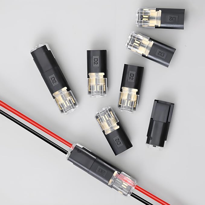 20PCS Double Wire Plug in Connector, Pluggable Low Voltage Wire Connector - Image 9