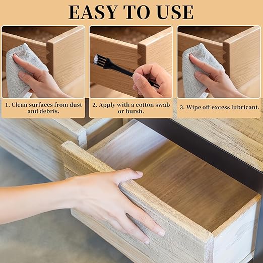Wood Drawer Wax Lubricant Paste Door Lubricant Wear-Resistant Eliminate - Image 4