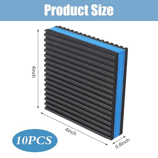 4 Pack Anti Vibration Pads for Washing Machine 4"x4"x4/5", Sound Isolation - Image 2