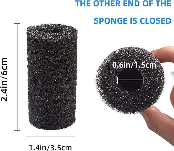 yuntop 6pcs Pre-Filter Sponge, Pre Filter Foam Sponge Roll - Image 2