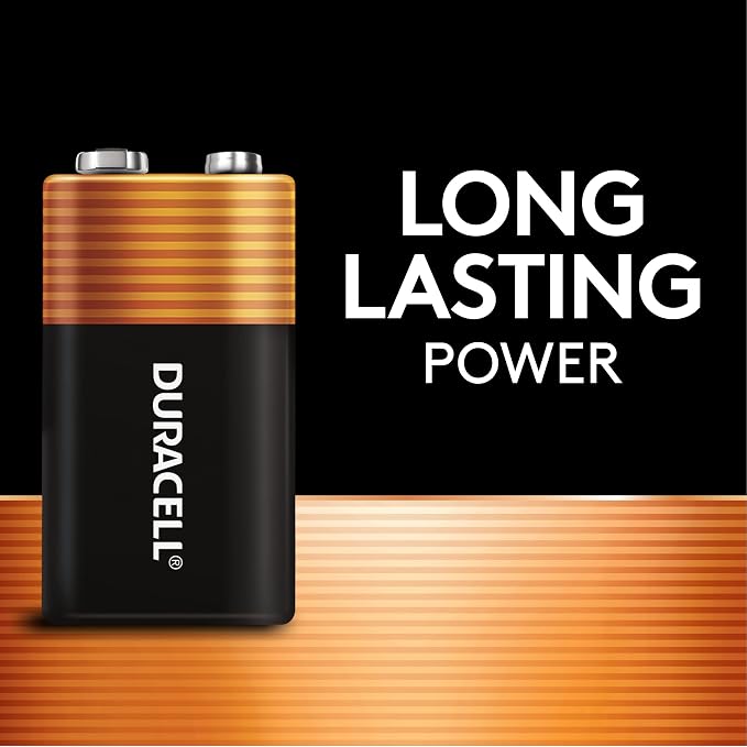 Duracell Coppertop 9V Battery, Long-lasting All-Purpose Alkaline 9V Batteries - Image 2