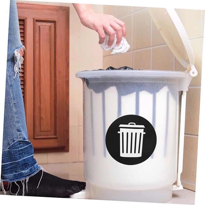 DOITOOL 12pcs Trash Can Recycling Labels Garbage Bin Stickers - Image 6