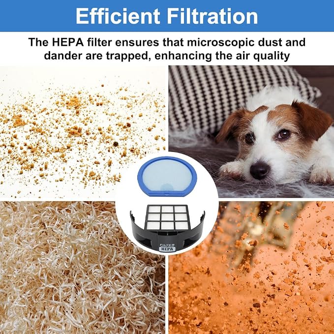 4 Pack Vacuum Filter Set Compatible - Image 6