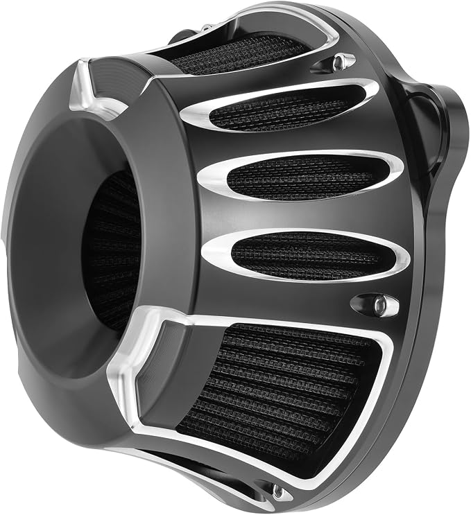 Motorcycle Air Filter Kit CNC Air Cleaner Turbine Intake System Fit - Image 4