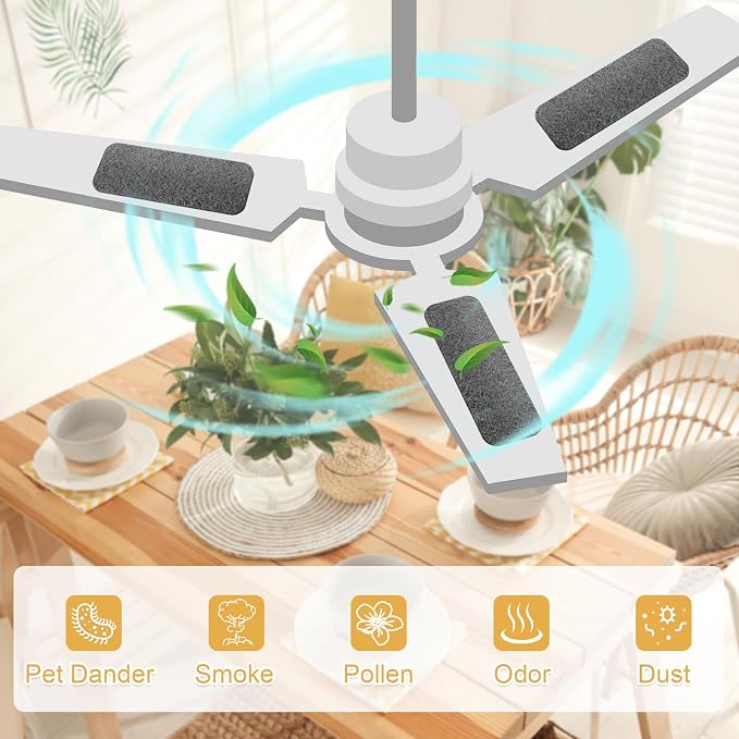 Tuanse 15 Pack Ceiling Fan Filters - Image 4