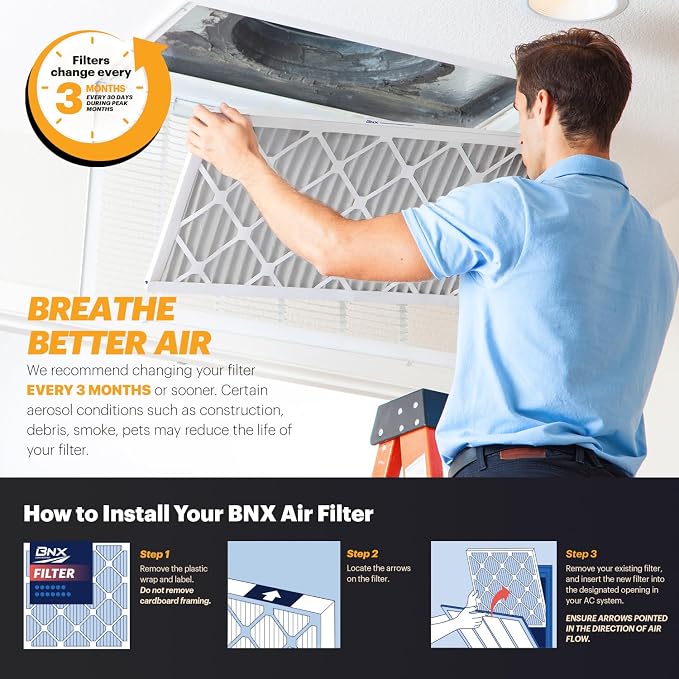 BNX TruFilter 24x30x1 Air Filter MERV 11 - Image 8