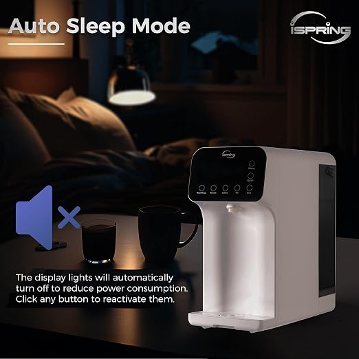 iSpring RCD100 5-Stage Countertop Reverse Osmosis System, Instant Hot RO Water - Image 8