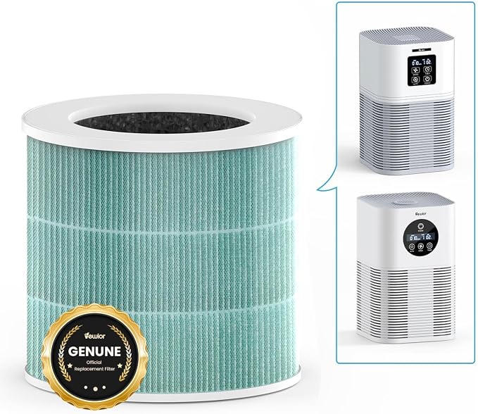 VEWIOR A1 Official Replacement H13 True Air Purifier Filter, Compatible by VEWIOR