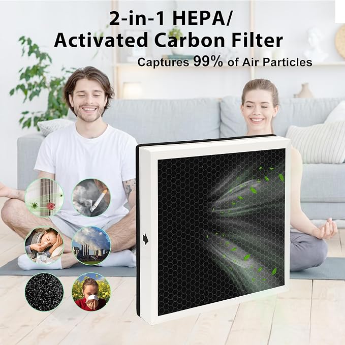 2-in-1 HEPA/Activated Carbon Filter Replacement - Image 5