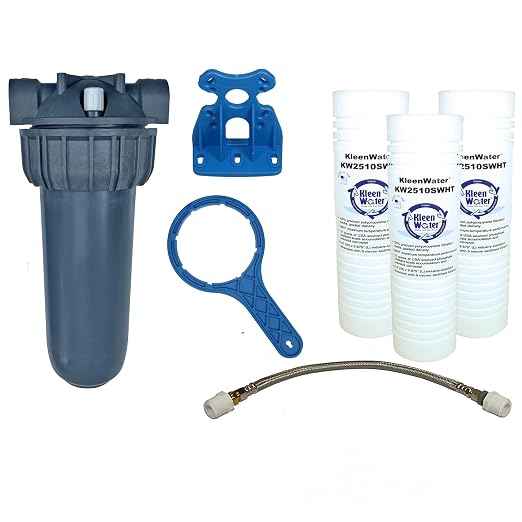 Dishwasher Water Filter, KleenWater KW2510HW Under Sink Filtration System by KleenWater