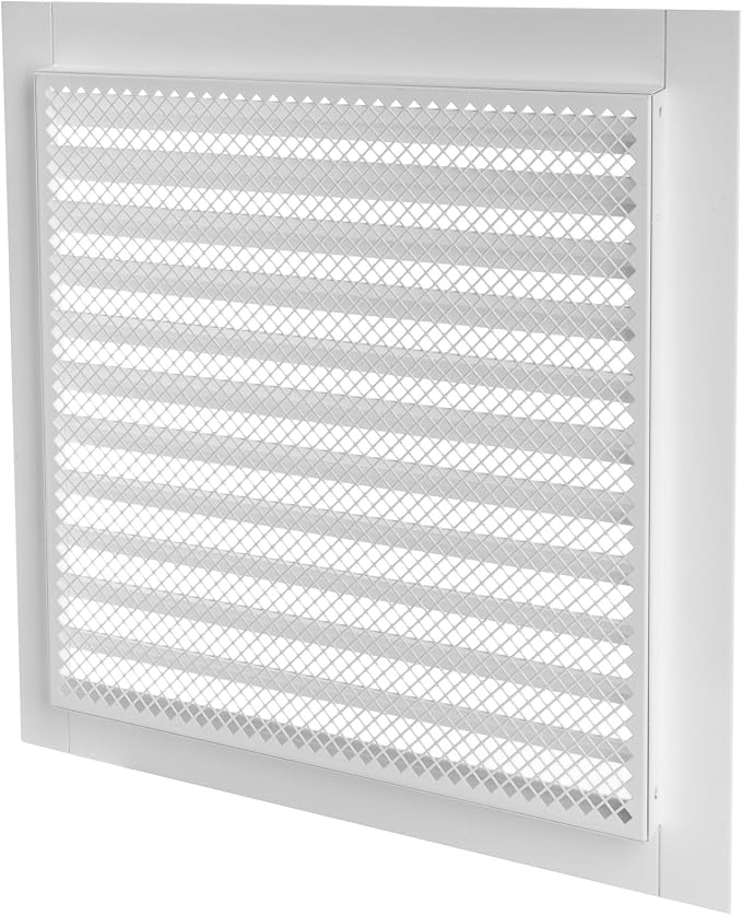 Repa Market 12" x 12" Inch Galvanized Steel White Soffit Air Vent Cover - Image 8