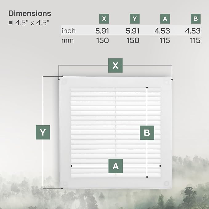 Vent Systems 4.5" x 4.5" Inch - Image 2
