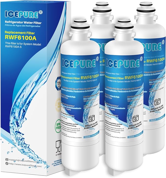 ICEPURE BORPLFTR50 Replacement for Bosch Ultra Clarity Pro Water Filter by ICEPURE