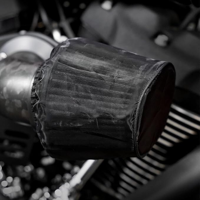 HDBUBALUS Motorcycle Air Filter Rain Sock Dustproof Protective Cover Fit - Image 3