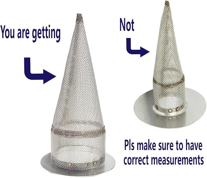 2 PCS-Cone-Type Stainless Steel Spark Arrestor 1.625” fit Honda CRF230 CRF250L - Image 2