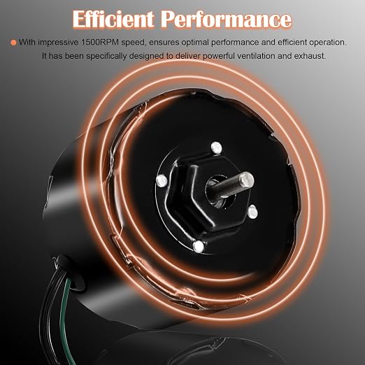 Hiorucet JA2C028G Bathroom Exhaust Fan Motor Replacement - Image 6