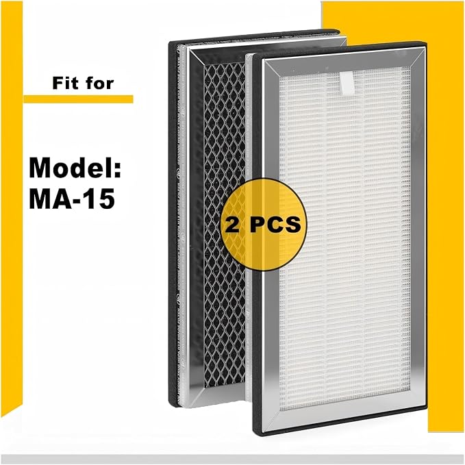 Replacement H13 True HEPA And Activated Carbon Filter，Compatible - Image 2