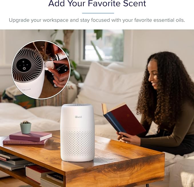LEVOIT Air Purifier Core Mini / LV-H128 Aroma Pads 12pack Essential Oil - Image 4