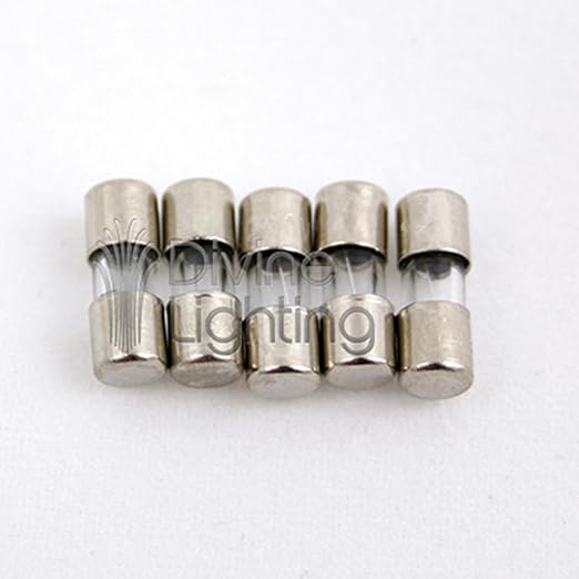 5 Qty. 3.6x10mm 5A Fast Blow Fuse FA 5 Amp 250v Mini Micro by Divine+Lighting