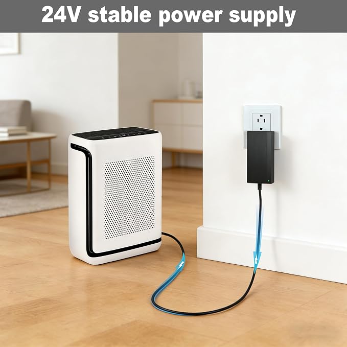 24V Power Cord for LEVOIT Air Purifiers Compatible - Image 3