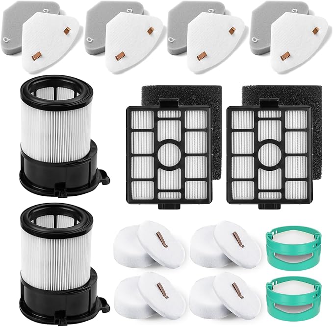 Replacement for Shark IP3251, IP3124 Vacuum, 2 Auto-empty Dock Hepa Filter by FFsign