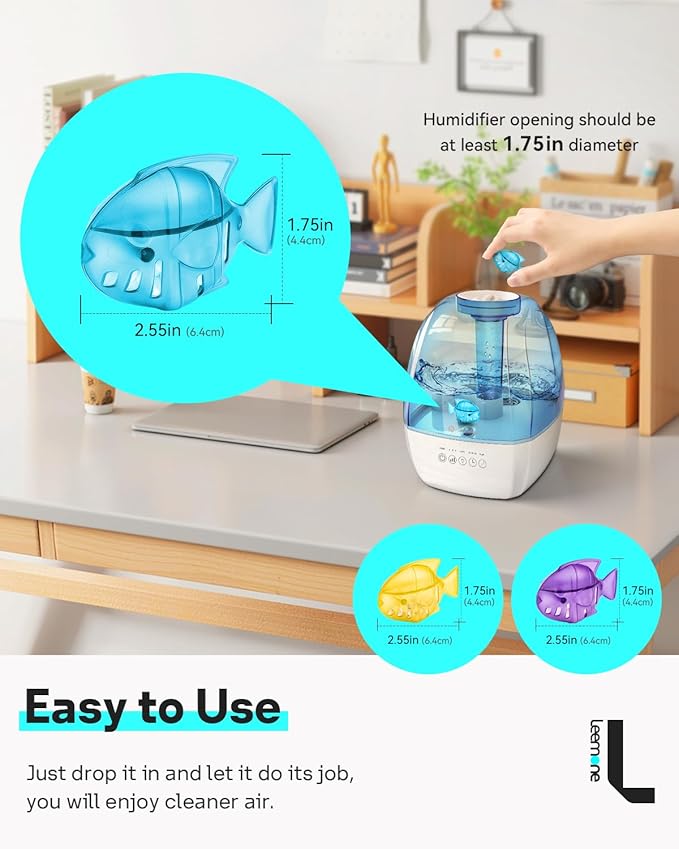 Leemone Humidifier Cleaning Fish - Image 2