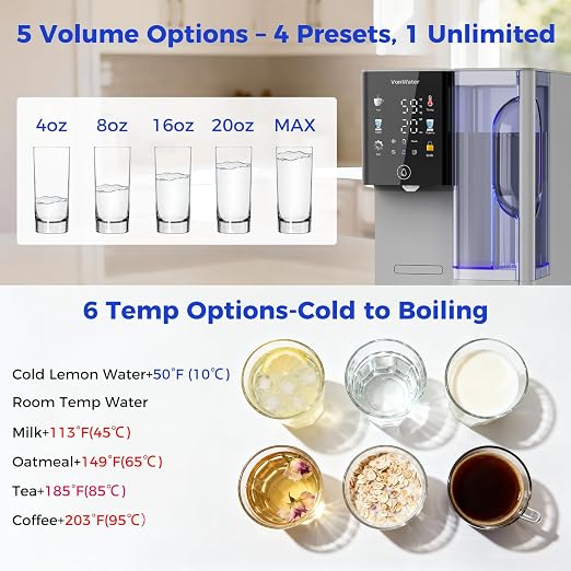 C5 Countertop Reverse Osmosis Water Filter, Hot and Cold RO System-3s Instant - Image 6