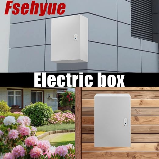 Electrical Box 24 x 16 x 12 Inch Indoor Outdoor Electrical Enclosure Box Steel - Image 7