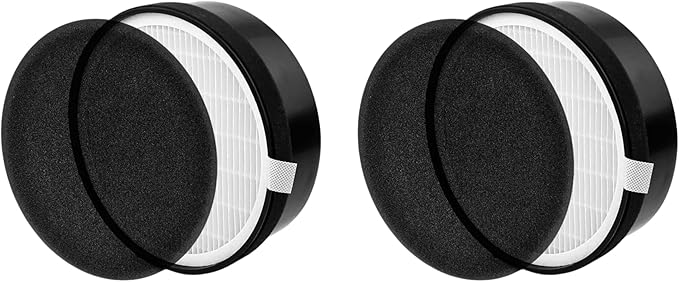 Nispira 2-Packs LV-H132 Air Filter Replacement Compatible by Nispira