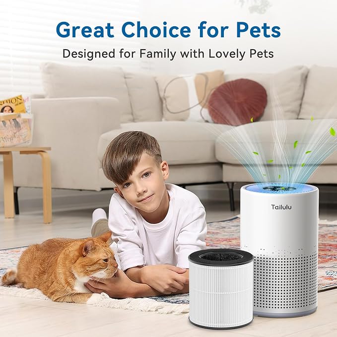 Tailulu Official AP050 AP052 Air Purifier Replacement Filter, 3-in-1 Air - Image 5