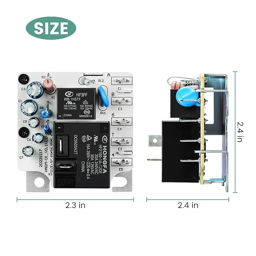Haoguo Time Delay Relay 12V, The Replacement of RLY02807 Relay Switch, Suitable - Image 5