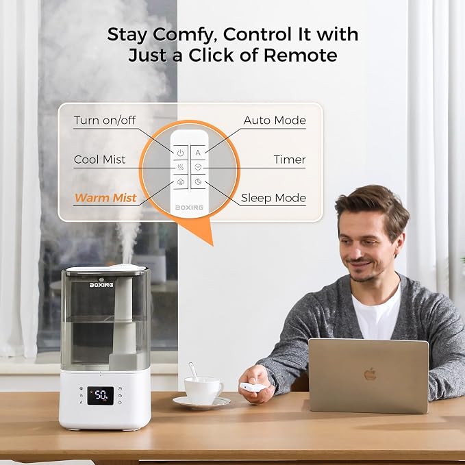 BOXING 6L Warm and Cool Mist Humidifiers - Image 5