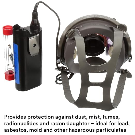 3M Powerflow Powered Air Purifying Respirator Kit 6800PF, Face-Mounted - Image 3